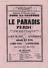 Th&eacute;&acirc;tre d'Auxerre. Dimanche 27 d&eacute;cembre 1857, pour la cl&ocirc;ture, une premi&egrave;re repr&eacute;sentation de Le Paradis perdu, drame nouveau en cinq actes et &agrave; grand ...