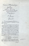Cours de minéralogie et de Géologie, appliqué aux Constructions; pour l'École Royale des Ponts et Chaussées. Années 1838-1839  by PONTS ET CHAUSSÉES 