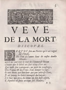Veuë de la mort. Discours en vers  by JESUITES]. LE BRETON Charles