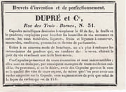 Dupré et Ce Capsules métalliques destinées à remplacer le fil de fer, la ficelle et le goudron  by PUBLICITÉ - BOUCHONS - VINS 