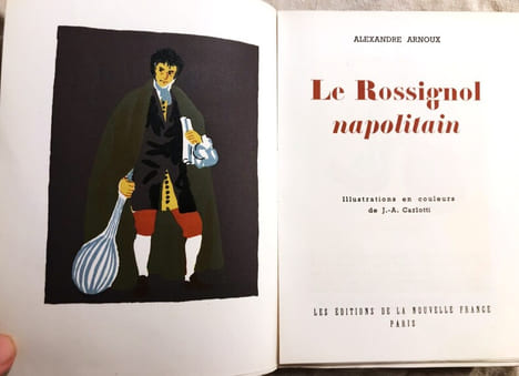 Le rossignol Napolitain. Alexandre Arnoux