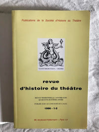 Jean Louis Barrault - Revue de la société d'histoire du théâtre (48e année) 1996 