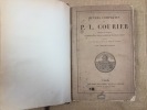 Œuvres complètes, Nouvelle édition précédée de « Essai sur la vie et les écrits de l’auteur par Armand Carrel.. COURIER, Paul Louis