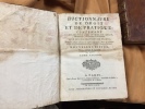 Dictionnaire de droit et de pratique contenant l’explication des termes de droit, d’ordonnances, de coutumes et de pratiques. Avec les jurisprudences ...