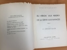 Du héron aux perdrix, de la grive aux rapaces. Tome I: Grands échassiers, Rallidés, Gallinacés, Colombidés, Grimpeurs. Joseph OBERTHUR