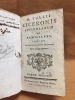 Epistolarum ad Familiares, Libris xvi cum selectis variantibus lectionibus. M. TULLII CICERONIS - (Marcus Tullius Cicero dit CICERON)