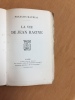 La vie de Jean RACINE. FRANCOIS MAURIAC
