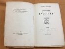 Chansons inédites. GUSTAVE NADAUD