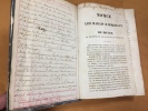 Mélanges burdigaliens. 10 documents reliés datant de 1858 à 1873 et répertoriés de façon manuscrite en première page : 1.Notice sur les marais de ...