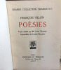 "Po&eacute;sies". Fran&ccedil;ois VILLON, Lucien BOUCHER (illus.)