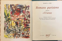 "Romans Parisiens - Le vaurien, Maison Basse, Le boeuf clandestin, Travelingue, Le chemin des écoliers, Suivi d'Uranus"