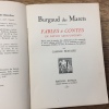 Fables et Contes en Patois Saintongeais. Réunis pour la première fois, collationnés sur les manuscrits et sur les éditions originales, avec la ...