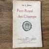 PORT-ROYAL des CHAMPS. BONNEFON Jean De