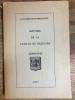 Histoire de la famille de Bazignan - Armagnac. D'AUBER de PEYRELONGUE