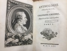 Anthologie française ou Chansons choisies depuis le 13e siècle jusqu'à présent (Musiques et chansons). MONET Jean - MEUSNIER DE QUERLON Anne Gabriel - ...