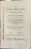 « Les vignes américaines – Catalogue et Manuel » suivi d’une « Instruction sur les engrais ». PONSOT (Veuve), Auguste PETIT