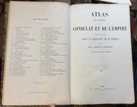 Atlas de l'Histoire du Consulat et de l'Empire