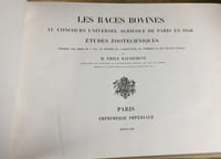 Les Races bovines au concours universel agricole de Paris en 1856. Études zootechniques