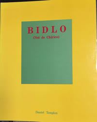 Bidlo (not de Chirico)
