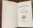 Lyre d'Aquitaine. CHIMENES Ferdinand