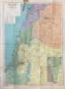 Authentic Reference Maps – PALESTINE with southern SYRIA and west JORDAN, 1950. 