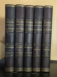« Merveilles de la Nature » - 5 volumes (incomplet)