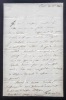 Lettre manuscrite. Alphonse De LAMARTINE