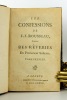 Les Confessions de J. J. Rousseau, suivies des Rêveries du promeneur solitaire.. Jean-Jacques ROUSSEAU