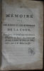 Mémoire sur les rangs et les honneurs de la Cour; Pour servir de réponse aux trois derniers Chapitres du Traité des preuves qui servent à établir la ...