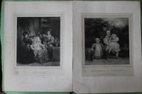 Album de douze sujets composés et lithographiés par A Devéria 1830 - avec autographe