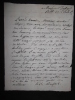 Lettre autographe signée sur l'abbé Delille. Bérenger Laurent-Pierre (1749-1822), poète et moraliste, membre des académies de Toulon, Marseille, ...
