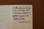Lettre autographe signée à Lucien Banville d'Hostel sur Han Ryner. Mauclair Camille (1872-1945), écrivain, poète