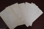 Notes autographes de lecture sur le Chenier de Paul Dimoff. Henriot Emile (1889-1961), écrivain.