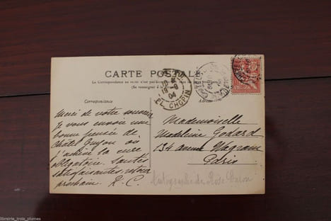 Pièce autographe signée. Caron Rose (1857-1930), soprano.