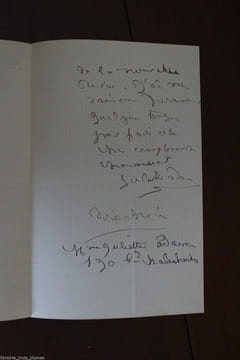 Lettre autographe signée. Adam Juliette (1836-1936), écrivain, polémiste, féministe.
