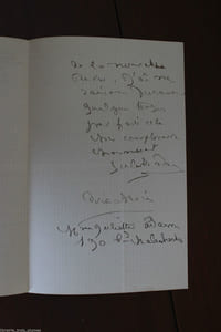 Lettre autographe signée