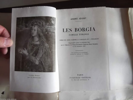Les Borgia - famille étrange. . Josset André
