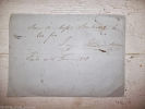 Lettre autographe signée. Blumenthal Jacques (1829-1908), pianiste et compositeur allemand. 