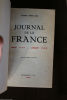 Journal de la France - mars 1939 - juillet 1940. Fabre-Luce Alfred