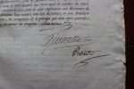 Document avec signature autographe. Hourier-Eloy Charles-Antoine (1753-1849), député régicide, un des premiers régisseurs de la Régie de ...