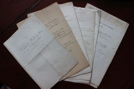 Lettres avec signature autographe - dossier militaire de Léonard Cordier. Jean-de-Dieu Soult, duc de Dalmatie (ministre de la guerre) ; Joseph-César ...