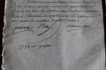 Autographe - Circulaire n°1339 concernant la pêche. Hourier-Eloy Charles-Antoine (1753-1849), député régicide, un des premiers régisseurs de la Régie ...
