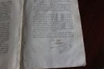 Autographe - Circulaire n°1207 concernant les cartes à jouer. Paul-Eleonore Poujaud de Nanclas (1728-1814?), directeur département de la régie des ...