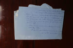 Pi&egrave;ce autographe sign&eacute;e. Roussin Andr&eacute; (1911-1987), auteur dramatique.