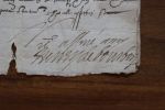 Lettre signée - signature autographe (Château de la Bretesche 1590-1591, Loire-Atlantique, Nantes, Guerre de la Ligne, Henri IV). Henry [Henri] de ...