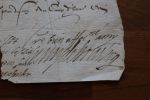 Lettre signée - signature et longue note autographe (Château de la Bretesche 1590-1591, Loire-Atlantique, Nantes, Guerre de la Ligne, Henri IV). Henry ...