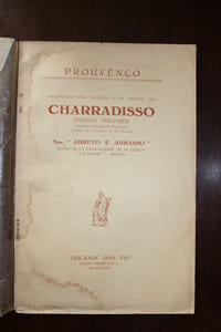 Charradisso - Sus "AURETO e AURASSO"- Istori de la navigacioun de plasenço a Marsiho (1846-1914).