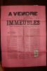 Affiche pour annoncer la vente de la Ferme des Rivières à Iffendic et Saint-Maugan le 30 avril 1897.. [Montfort-sur-Meu, Iffendic, Saint-Maugan, ...
