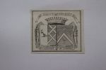  Ex-libris.. Mr d'Arbonnet de Valmesnil (propriétaire), Ex-libris.