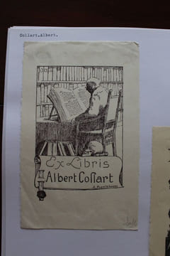 Ex-libris.. Albert Collart (propriétaire), Ex-libris.
